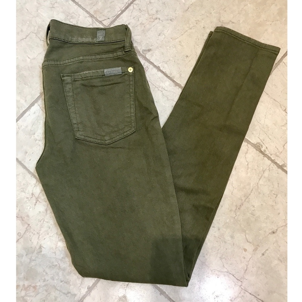 7 for All Mankind Forest Green Pants